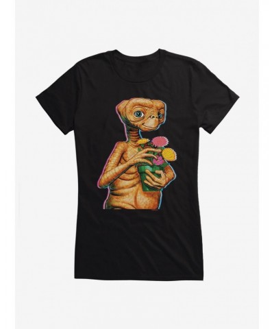 E.T. Flower Pot Girls T-Shirt $11.45 T-Shirts