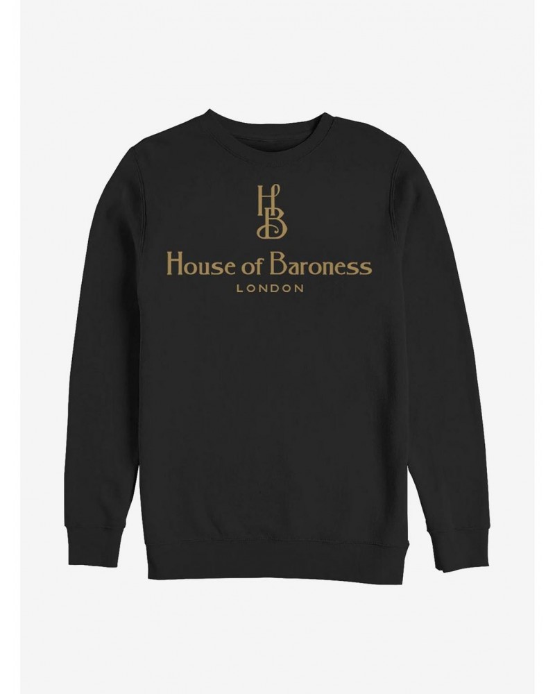 Disney Cruella House Of Baroness London Crew Sweatshirt $13.28 Sweatshirts