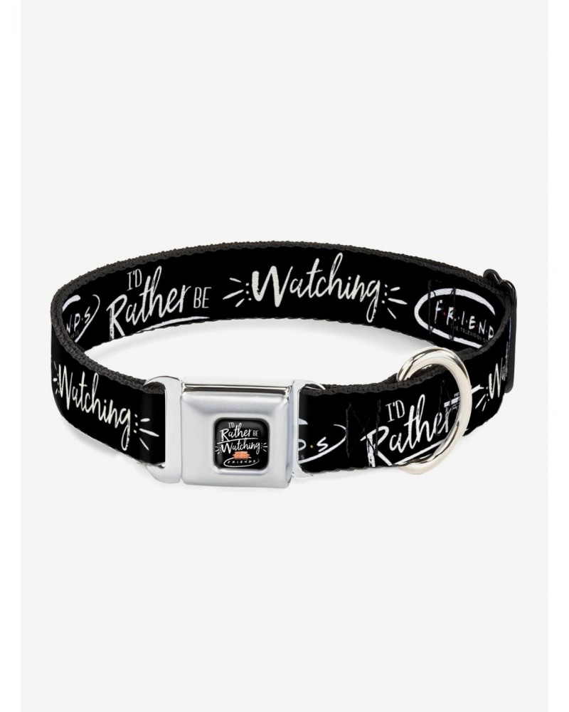 Friends The Television Series Logo Seatbelt Buckle Dog Collar $8.47 Pet Collars