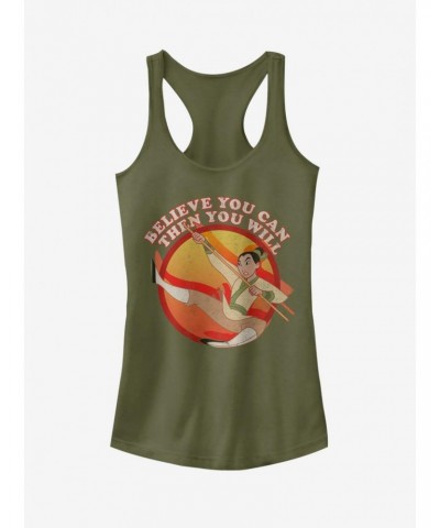 Disney Mulan Warrior Make A Man Girls Tank $7.57 Tanks