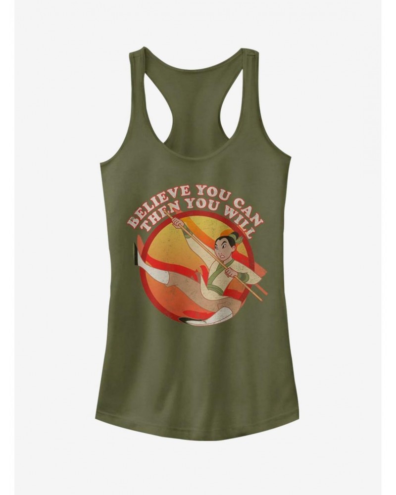 Disney Mulan Warrior Make A Man Girls Tank $7.57 Tanks