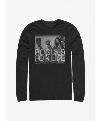 Outer Banks Pogues For Life Long-Sleeve T-Shirt $9.90 T-Shirts