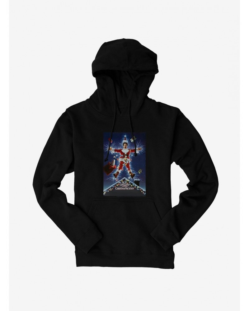 Christmas Vacation Movie Poster Hoodie $16.52 Hoodies