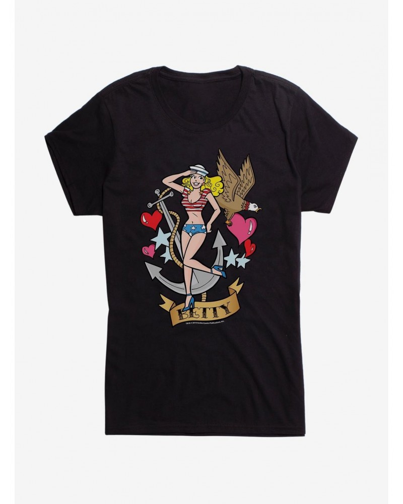 Archie Comics Sailor Betty Girls T-Shirt $7.17 T-Shirts