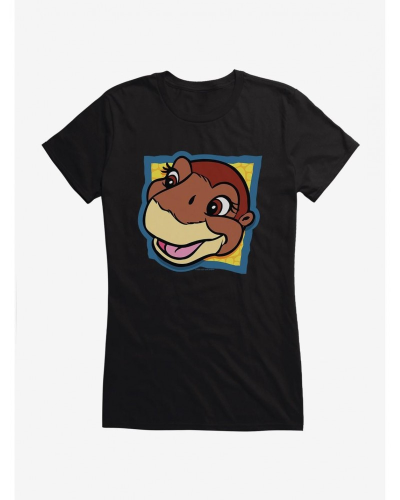 The Land Before Time Littlefoot Square Girls T-Shirt $8.76 T-Shirts