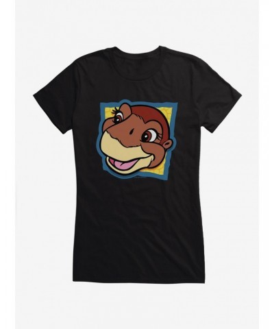 The Land Before Time Littlefoot Square Girls T-Shirt $8.76 T-Shirts