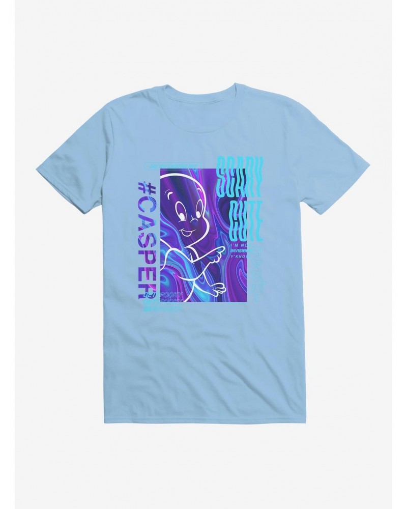 Casper The Friendly Ghost Virtual Raver Scary Cute T-Shirt $8.60 T-Shirts