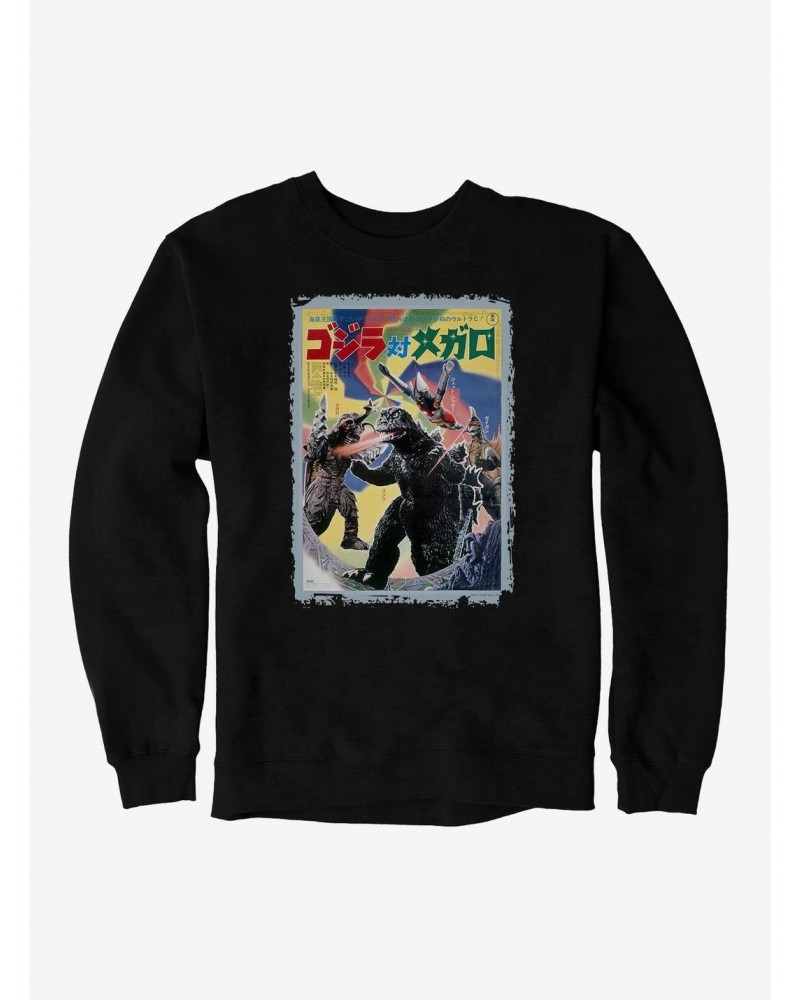 Godzilla Vs Megalon Sweatshirt $12.10 Sweatshirts