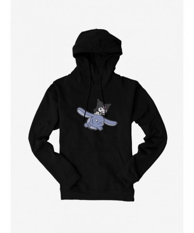 Kuromi Flying Baku Hoodie $15.09 Hoodies