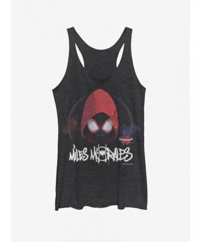 Marvel Spider-Man Spider-Verse Hooded Miles Girls Tank $7.46 Tanks