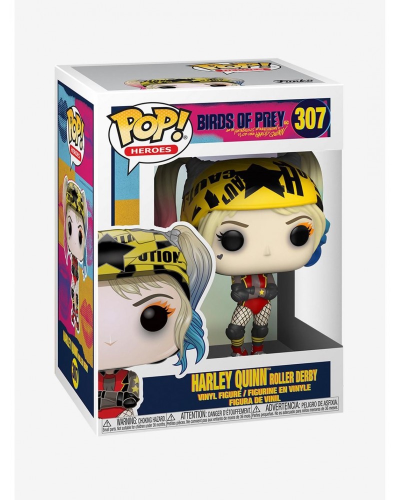 Funko DC Comics Birds Of Prey Pop! Heroes Harley Quinn Roller Derby Vinyl Figure $3.94 Figures