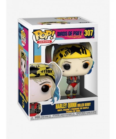 Funko DC Comics Birds Of Prey Pop! Heroes Harley Quinn Roller Derby Vinyl Figure $3.94 Figures