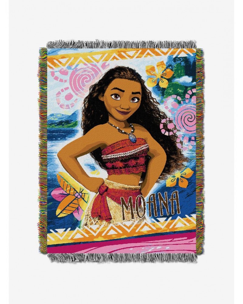 Disney Moana Island Girl Tapestry Throw $18.81 Throws