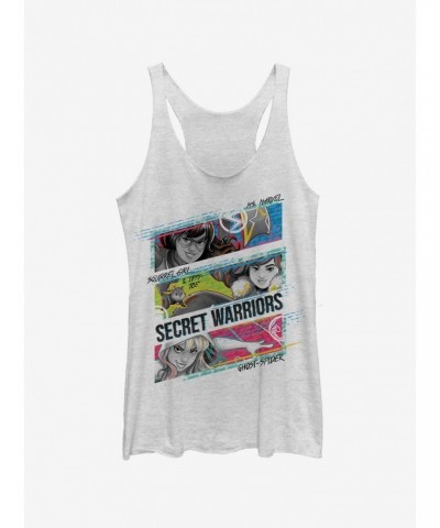 Marvel Spider-Man: Into The Spider-Verse Spider-Gwen Three Panel Girls Tank $9.12 Tanks