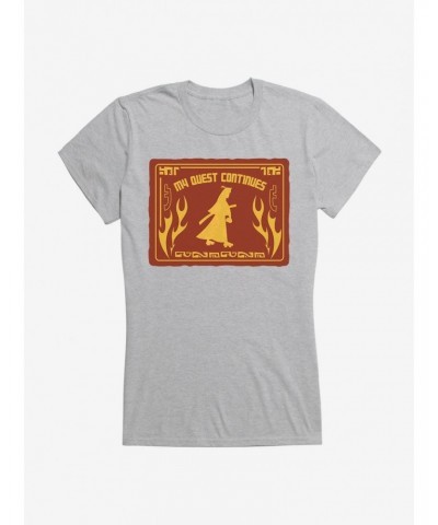 Samurai Jack My Quest Continues Flames Girls T-Shirt $5.98 T-Shirts