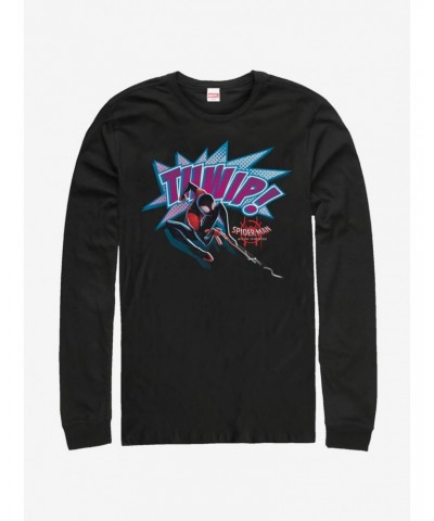 Marvel Spider-Man: Into The Spider-Verse Thwip Spider Long-Sleeve T-Shirt $9.48 T-Shirts