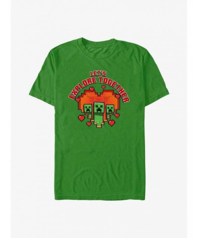 Minecraft Creeper Heart Attack T-Shirt $6.12 T-Shirts