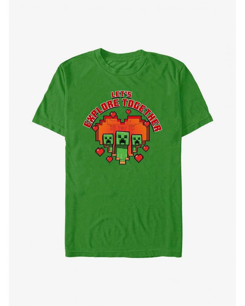 Minecraft Creeper Heart Attack T-Shirt $6.12 T-Shirts