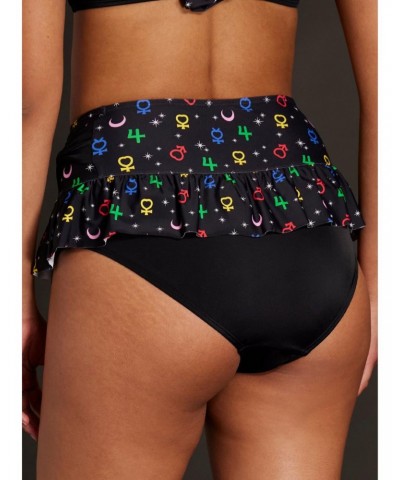 Sailor Moon Luna Symbols Skirted Swim Bottoms $11.84 Bottoms