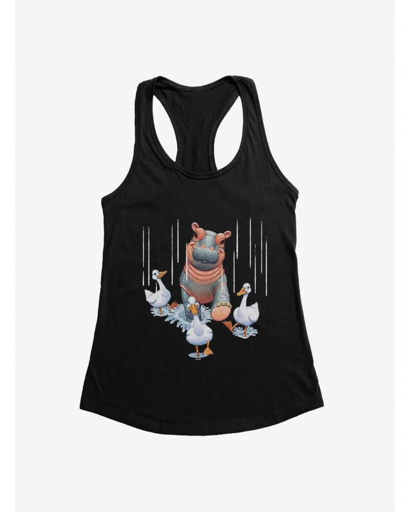 Fiona The Hippo Valentine'S Day Ducks Girls Tank $9.36 Tanks