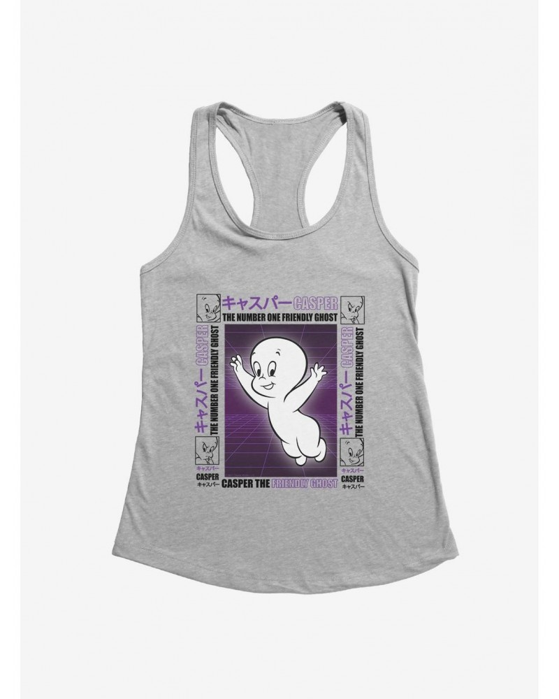 Casper The Friendly Ghost Virtual Raver Number One Girls Tank $11.70 Tanks