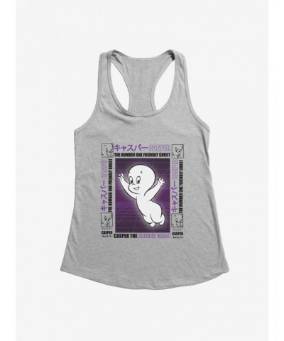 Casper The Friendly Ghost Virtual Raver Number One Girls Tank $11.70 Tanks