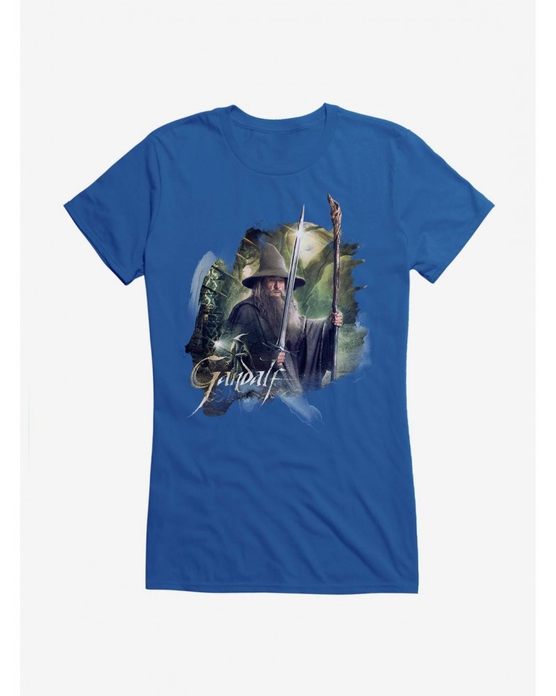 The Hobbit: The Desolation Of Smaug Gandalf Girls T-Shirt $7.17 T-Shirts