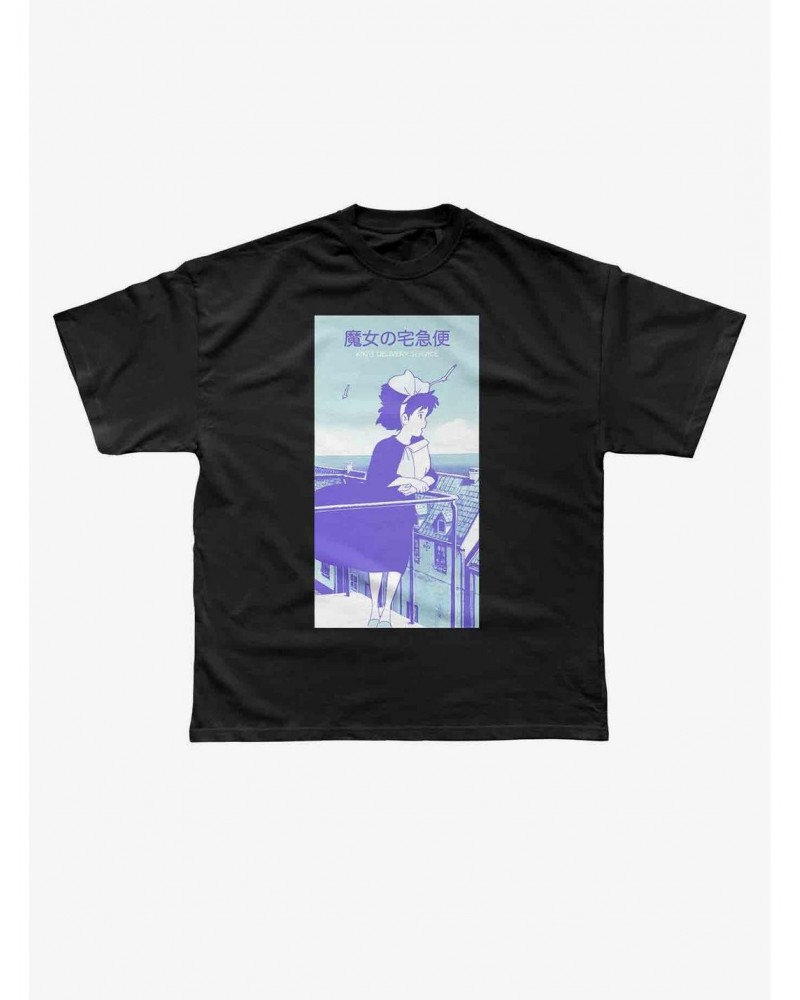 Studio Ghibli Kiki's Delivery Service Lo-Fi Boyfriend Fit Girls T-Shirt $7.97 T-Shirts