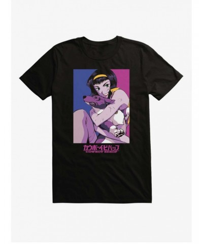 Cowboy Bebop Faye With Ein T-Shirt $9.32 T-Shirts