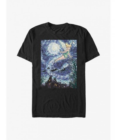 Disney Tinker Bell Starry Night Fairy Extra Soft T-Shirt $7.58 T-Shirts