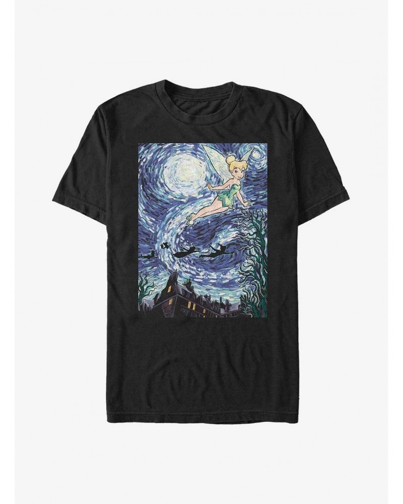 Disney Tinker Bell Starry Night Fairy Extra Soft T-Shirt $7.58 T-Shirts