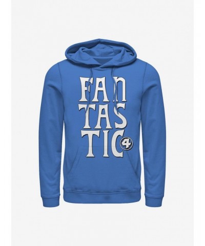 Marvel Fantastic Four Fantastic Words Hoodie $12.93 Hoodies