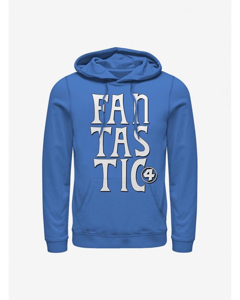 Marvel Fantastic Four Fantastic Words Hoodie $12.93 Hoodies