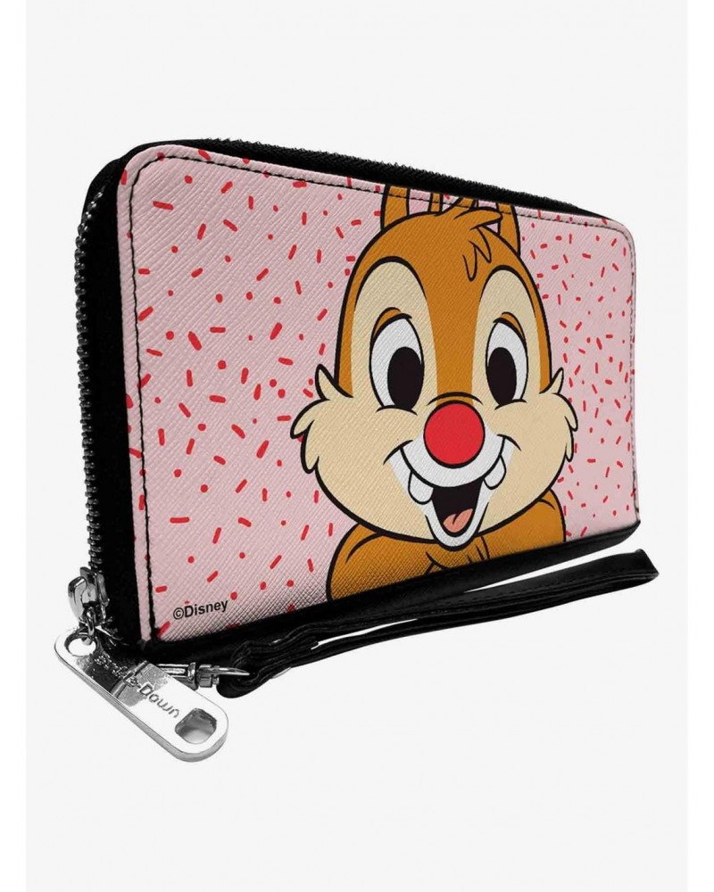 Disney Chip and Dale Dale Smiling Pose Sprinkle Zip Around Wallet $12.91 Wallets