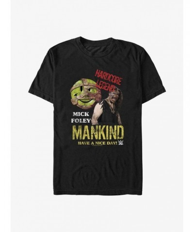 WWE Mick Foley Mankind Hardcore Legend T-Shirt $8.99 T-Shirts