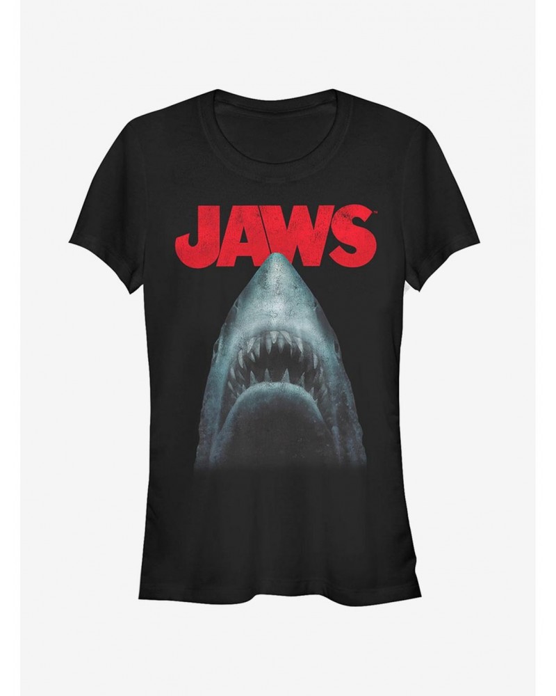 Shark Teeth Poster Girls T-Shirt $6.37 T-Shirts