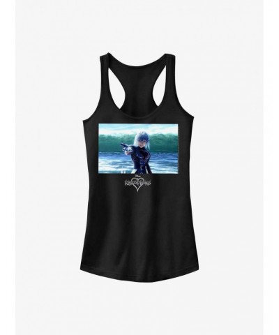 Disney Kingdom Hearts Riku In Water Girls Tank $6.57 Tanks